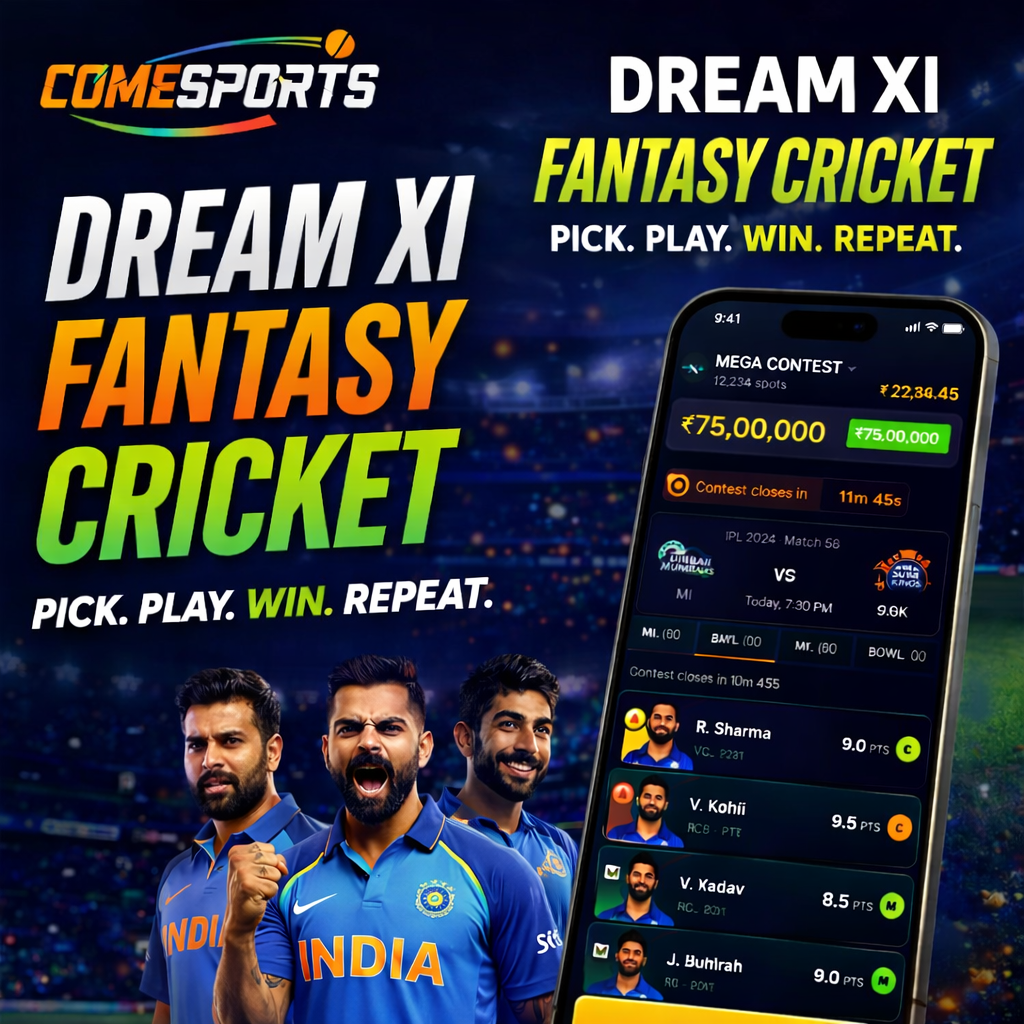 My 11 Master fantasy cricket challenge visual